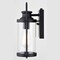 Vaxcel Winfield 1 Light Dusk to Dawn Matte Black Outdoor Wall Lantern Clear Cylinder Glass T0683 - alternate 7
